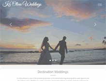 Tablet Screenshot of koolinaweddings.com